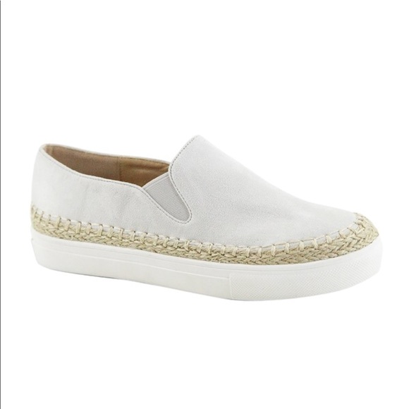 Last pair!!! Suede/espadrille gray slip ons - Picture 3 of 3
